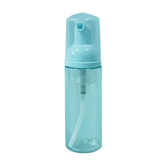 1 Pc Travel Foam Pump Bottle Small Size Foaming Hand Soap Dispenser Mini Portable Mousse Lash Shampoo Kit Container for Hair Empty Leak Proof Plastic Foamer for Liquid Toiletry, 5.12 Inch, Green