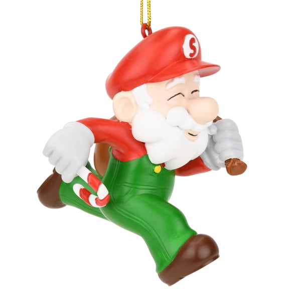 Tree Buddees Super Santa and Elf Bros - Fun & Unique Gamer Christmas Ornaments (Super Santa)