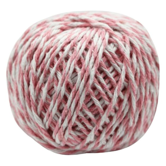 1 Pc Twine String, 230 Feet Christmas Bakers Twine String, 1.5 MM Heavy Duty Packing String for DIY Crafts, Christmas Decoration, Gift Wrapping, Craft Wrapping, Pink