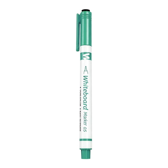 1 Pc Ultra Fine Tip Dry Erase Markers, Low-Odor Dry Erase Whiteboard Markers, Washable Erasable Whiteboard Pens for Whiteboard, Calendar, Organization, Quick-Dry, 0.43x5.51 Inch, Green