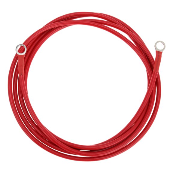 Unique Bargains 1 Pc Universal Battery Inverter Cable 3/8" Lug Battery Cable 8 AWG Gauge Tinned Copper Red 9FT