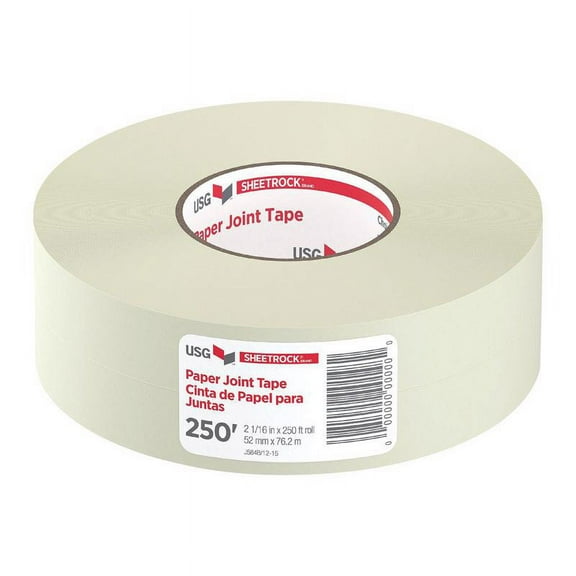 1 Pc, Usg Sheetrock 250 Ft. L X 2-1/16 In. W Paper White Joint Tape
