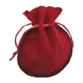 thumbnail image 1 of 1 Pc Velvet Bags, Calabash Shape Drawstring Jewelry Pouches Small Candy Gift Bags for Spring Festival Valentine's Day Mother's Day Wedding Birthday Party Favors, 2.75x3.14 Inch, Maroon, 1 of 9