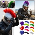 thumbnail image 1 of 1 Pc Vibrant Fuchsia Mohawk Helmet Wig, Eye-Catching & Easy-To-Install Motorcycle Helmet Accessory, Fun Decorative Headpiece For Motorcycle Rides, Parties, Outdoor, 1 of 7
