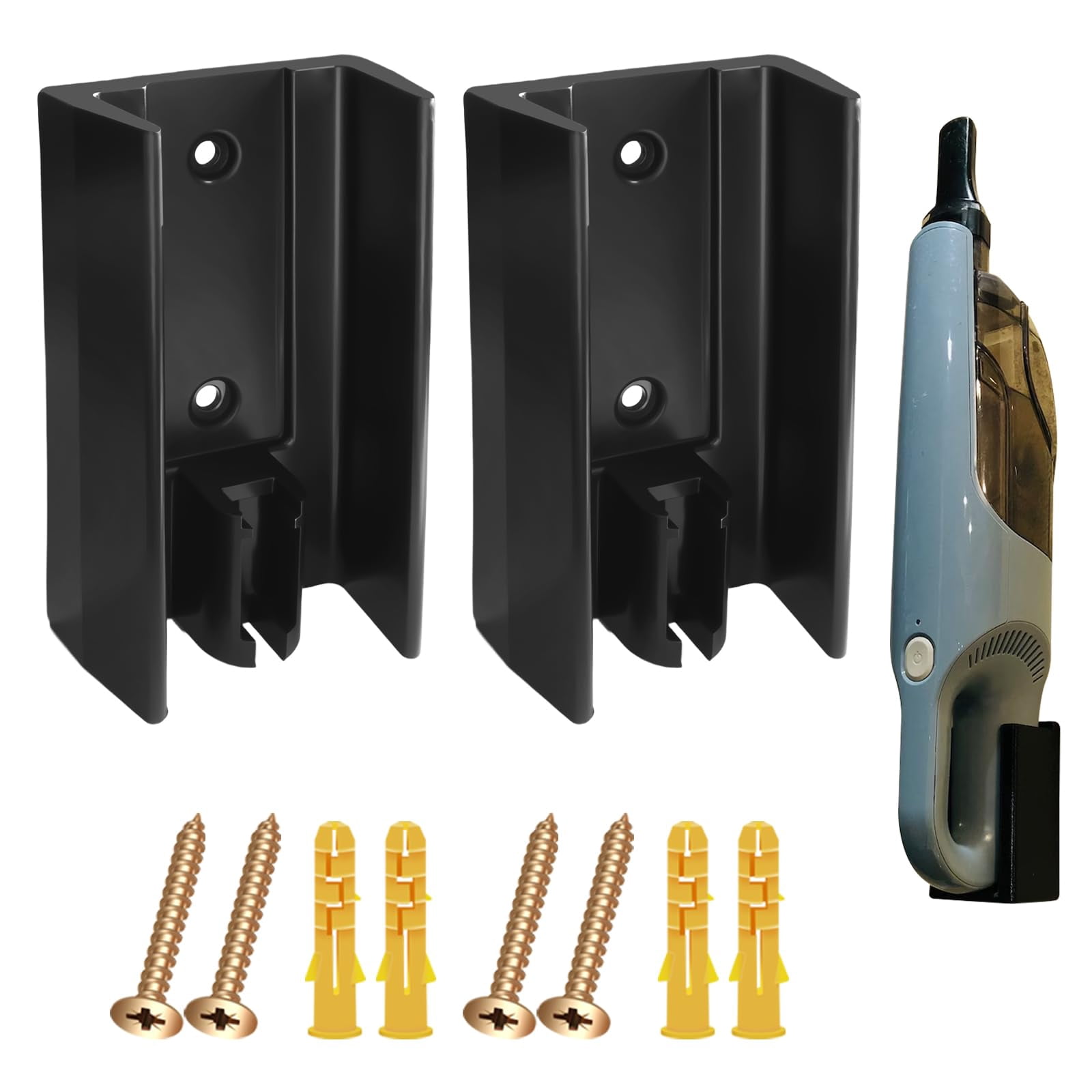 1 Pc Wall Mount Vacuum Holder, Charging Dock, Fit for Shark Ultra Cyclone Handheld Vacuum Model CH951, with Screws & Drywall Anchors, Mounts Easily to the Wall, Save Space & Reduce Clutter