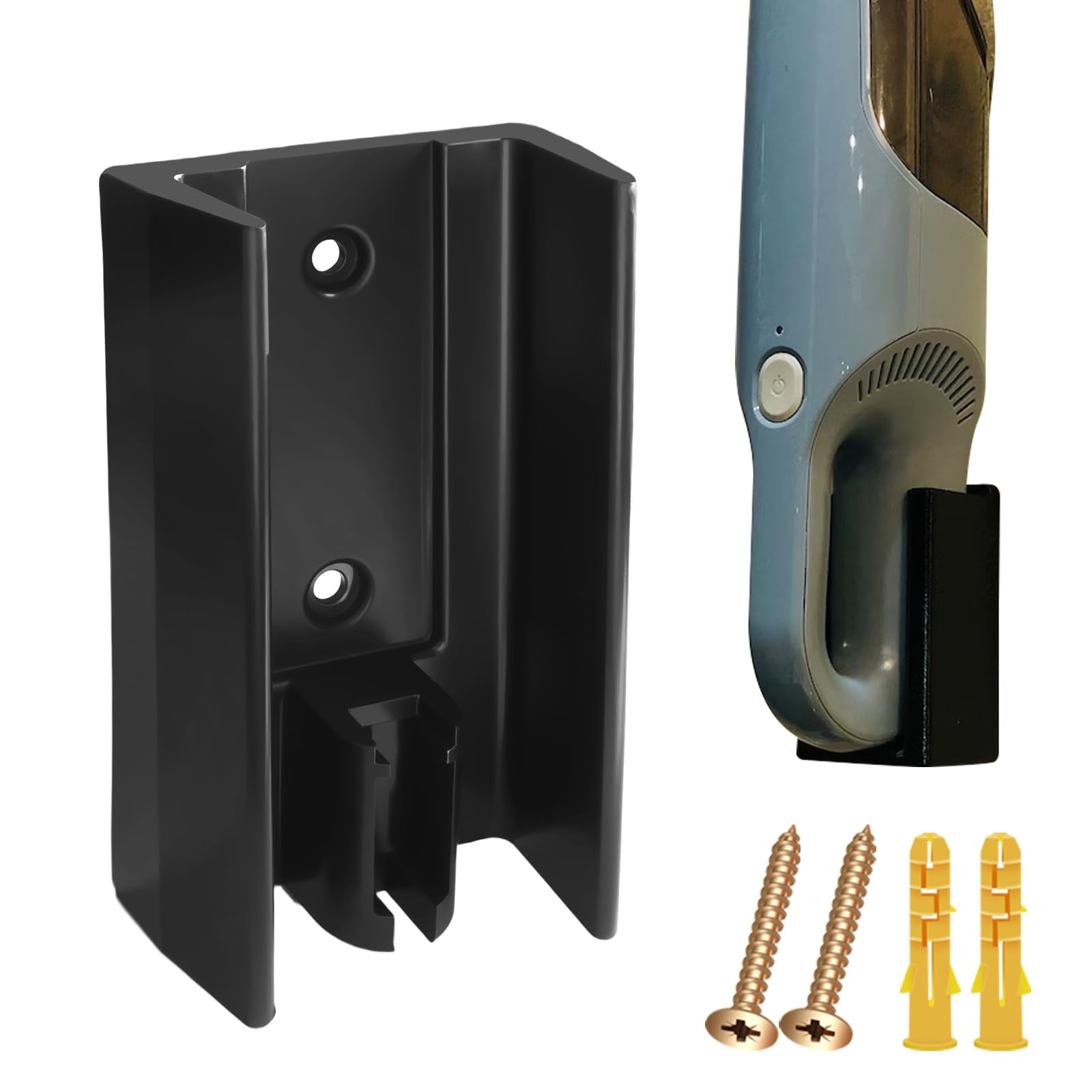 1 Pc Wall Mount Vacuum Holder, Charging Dock, Fit for Shark Ultra Cyclone Handheld Vacuum Model CH951, with Screws & Drywall Anchors, Mounts Easily to the Wall, Save Space & Reduce Clutter