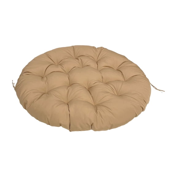 1 Pc Water Resistant Papasan Cushion, Rocker Chair Pads, Hammock Seating Cushion for Hanging Egg Chair Folding Garden Sofa Patio Garden Swing Chair, 19.6 Inch, Khaki