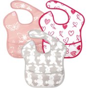 1 Pc Waterproof Baby Bibs Smock Feeding Eating Art Pocket Apron