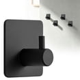 thumbnail image 1 of 1 Pc Waterproof Plastic Wall Mount Hanger,No Drill Self adhesive Bathroom Hooks,Bath Towel Holder,Multi Purpose Hats Hooks for Bags,Keys,Entryway and Behind Door,Home Storage Organization, 1 of 2