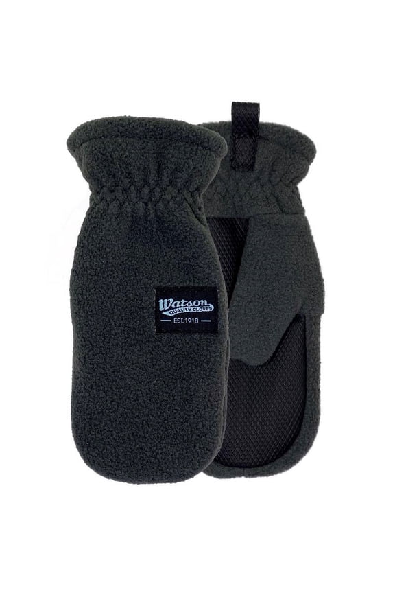 XXS Polyester Baby Fleece Navidad Grey Cold Weather Gloves