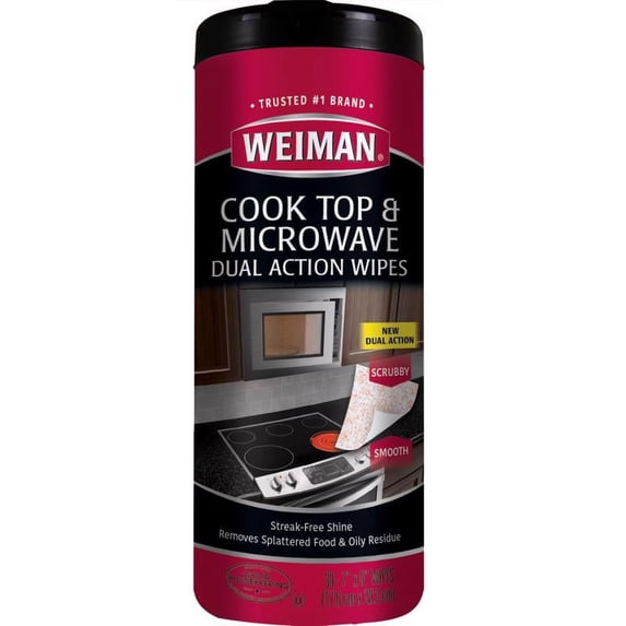 1 Pc, Weiman No Scent Cooktop Cleaner 30 Ct Wipes