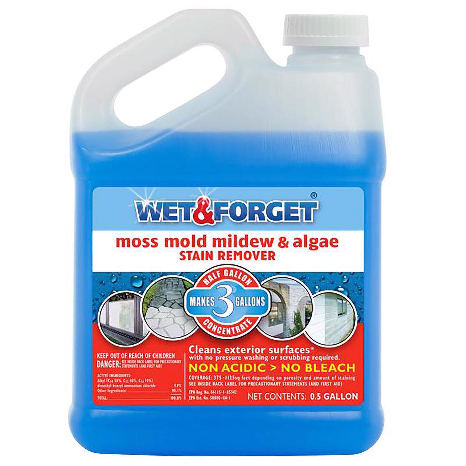 1 Pc, Wet & Outdoor Cleaner Concentrate 0.5 Gal