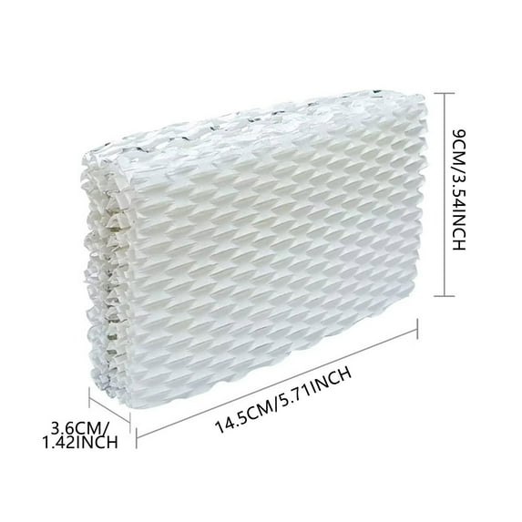 1 Pc Wf813 Eqwf813 Humidifier Filters Compatible with Eqwf813 Eq-2119-Ul, Re-lion RCM-832 RCM-832N, ProCare PCCM-832N Cool Mist Humidifier Replacement Filter, 5.71x1.42x3.54 Inch, White