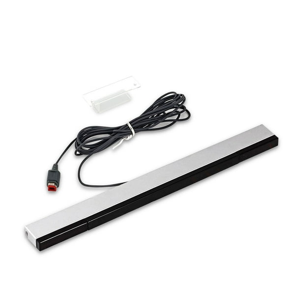 1 Pc Wired Infrared Sensor Bar Fit for Nintendo Wii, Wii U, Wired IR Ray Motion Receiver Sensor Bar with Stand