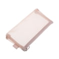 thumbnail image 1 of 1 Pc Women Convenient Travel Cosmetic Bag for Vacation Outdoor Activities Pink Nylon Mesh, 1 of 4