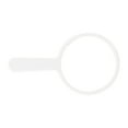thumbnail image 1 of 1 Pc Women Diamond Pattern Round Large Cosmetic Mirror for Vacation White ABS Aluminum Mirror, 1 of 3