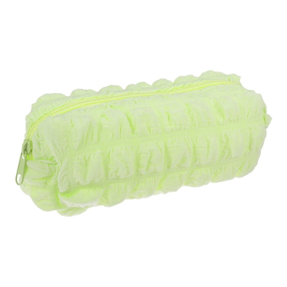 1 Pc Women Durable Cloud Makeup Bag for Vacation Camping Wedding Travel Yellow Polyester