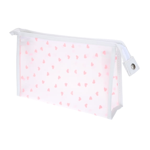 1 Pc Women Durable Flower Cosmetic Bag for Vacation Outdoor Activities Gym Pink EVA