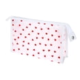 thumbnail image 1 of 1 Pc Women Durable Flower Cosmetic Bag for Vacation Outdoor Activities Gym Red EVA, 1 of 4