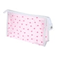 thumbnail image 1 of 1 Pc Women Durable Flower Cosmetic Bag for Vacation Outdoor Activities Rose Red EVA, 1 of 4
