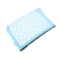 thumbnail image 1 of 1 Pc Women Durable Large Travel Cosmetic Bags for Vacation Business Travel Blue Nylon Mesh, 1 of 4