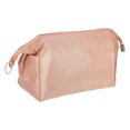 thumbnail image 1 of 1 Pc Women Durable Makeup Bag for Business Travel Vacation Wedding Gym Pink Nylon, 1 of 6