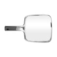 thumbnail image 1 of 1 Pc Women Retro Ripple Style Large Cosmetic Mirror for Travel Silver Tone ABS Aluminum Mirror, 1 of 2