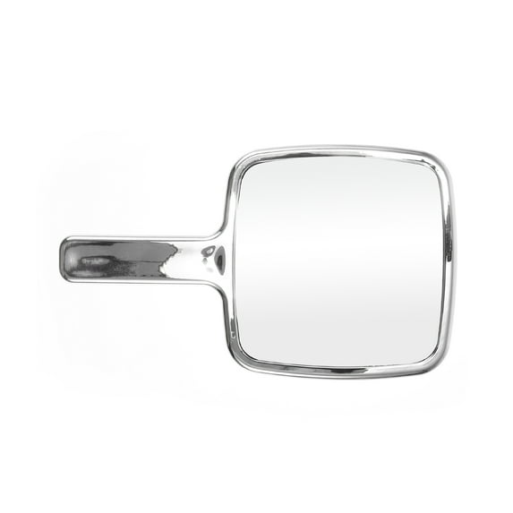 Unique Bargains 1 Pc Women Water Wave Pattern Small Cosmetic Mirror for Travel Silver Tone ABS Aluminum Mirror