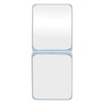 thumbnail image 1 of 1 Pc Women Square Compact Mirror Cosmetic Mirror for Travel Vacation Blue Plastic Glass Mirror, 1 of 2