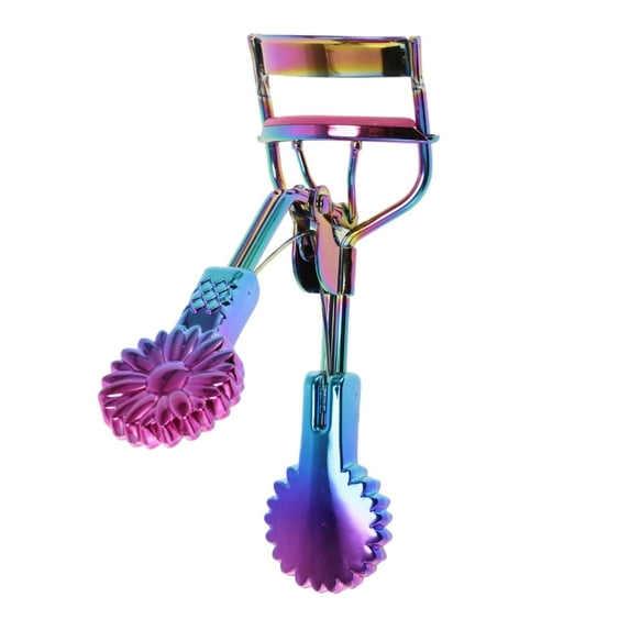1 Pc Women Sunflower Color Swim Eyelash Curler for Travel Wedding Rose Red Blue Stainless Steel Plastic