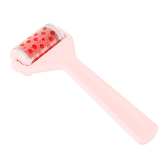 1 Pc Women's Lightweight Face Roller for Beauty Parlor Bathing Pink Red ABS PC Ice Beads