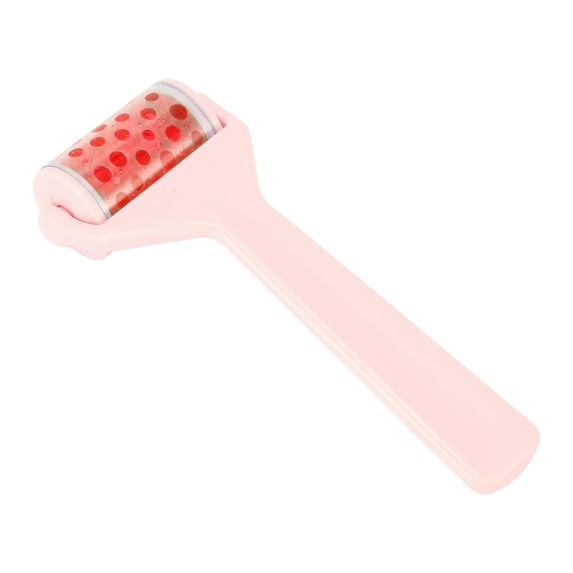 1 Pc Women's Lightweight Face Roller for Beauty Parlor Bathing Pink Red ABS PC Ice Beads