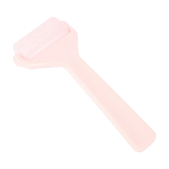 1 Pc Women's Translucent Face Roller for Beauty Parlor Bathing Pink ABS PE Ice Beads
