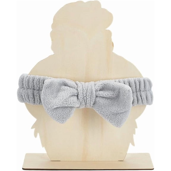 1 Pc Wooden Hat Display Stand Removable Hat Holder Organizer Beanie Hat Storage Rustic Wood Hair Tie Holder Wooden Hat Holder for Hat Display Head Shaped 1set