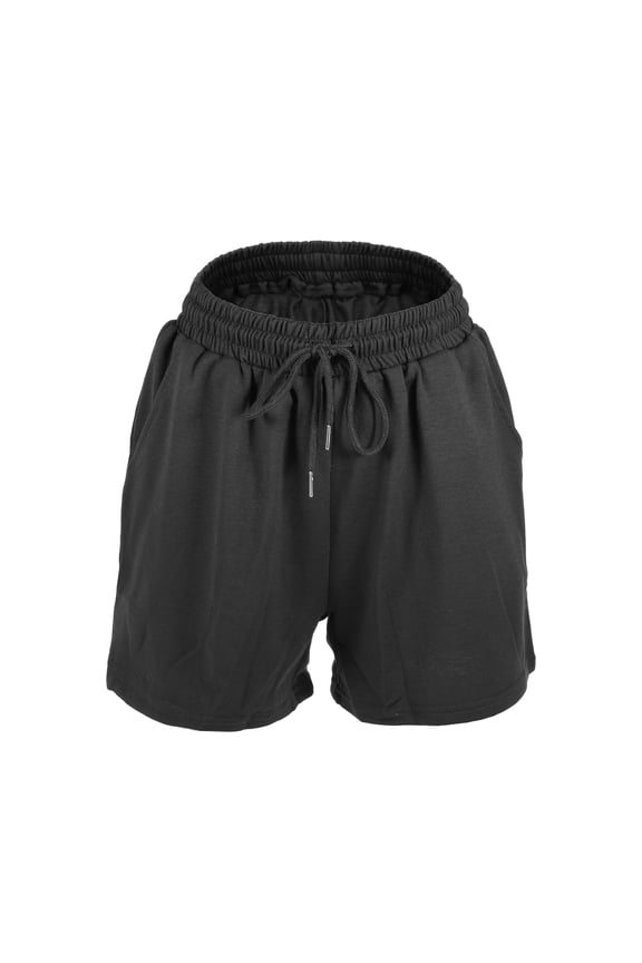 1 Pc Workout Shorts Women's Flowy Running Shorts Casual High Waisted Black Size M