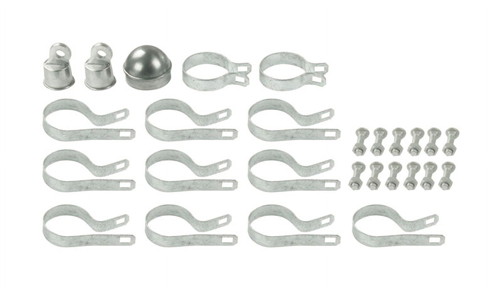 YardGard 3 in. H Steel Chain Link Fence Corner Post Kit YardGard 3 in. H Steel Chain Link Fence Corner Post Kit