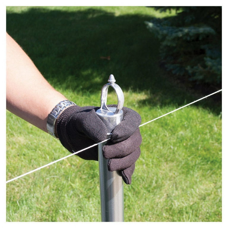 YardGard Galvanized Metal Chain Link Fence Post Kit YardGard Galvanized Metal Chain Link Fence Post Kit