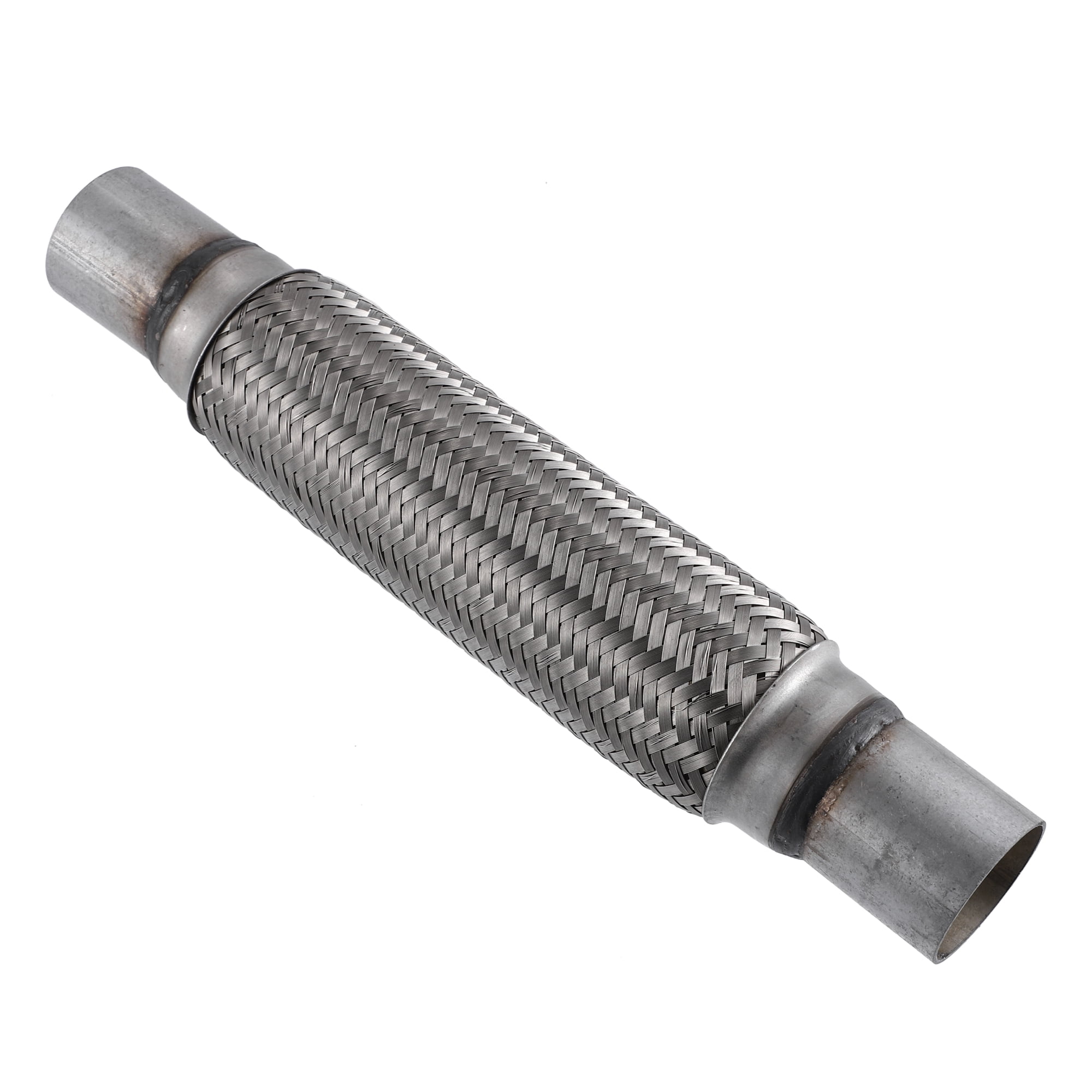 Universal Exhaust Flex Pipe - 2.25 Inch Diameter X 10 Inch Long X 14 Inch Overall - Steel, Silver (Colt Exhaust)
