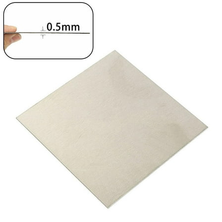 1 Pcs 100x100mm Pure Nickel Ni Sheet Plate for Electroplating Anode Element