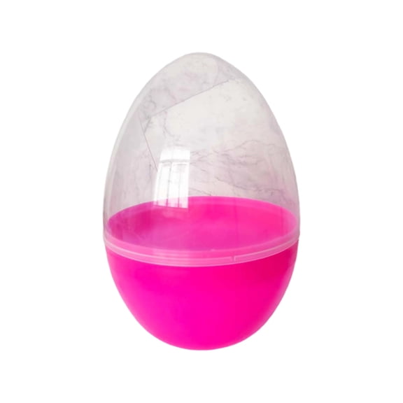 1 Pcs 11.8 Inch Jumbo Clear Easter Eggs Plastic Transparent Easter Eggs Giant Blank Empty Egg for Easter Egg Hunts