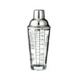 thumbnail image 1 of 1 Pcs 13.5oz Stainless Steel Cocktail Shaker Cup with Measuring Scale, Leakproof Bartender Mixing Cup for Home & Bar Use, 490g Heavy Duty Barware with Recipe Guide, 1 of 5