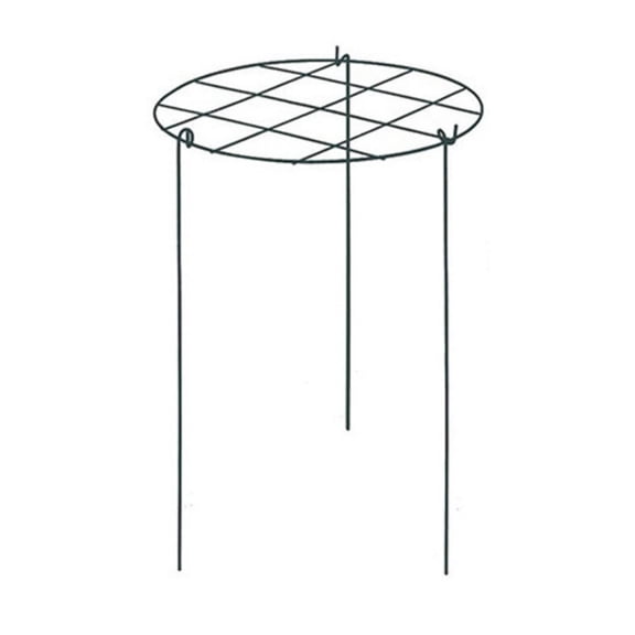 1 Pcs 14" Flower Brace Support Rings, Peony Cage Plant Support Stake,Grow Through Grid Plant Brace, Hoops with 3 Pcs Legs for Heavy Blossoms