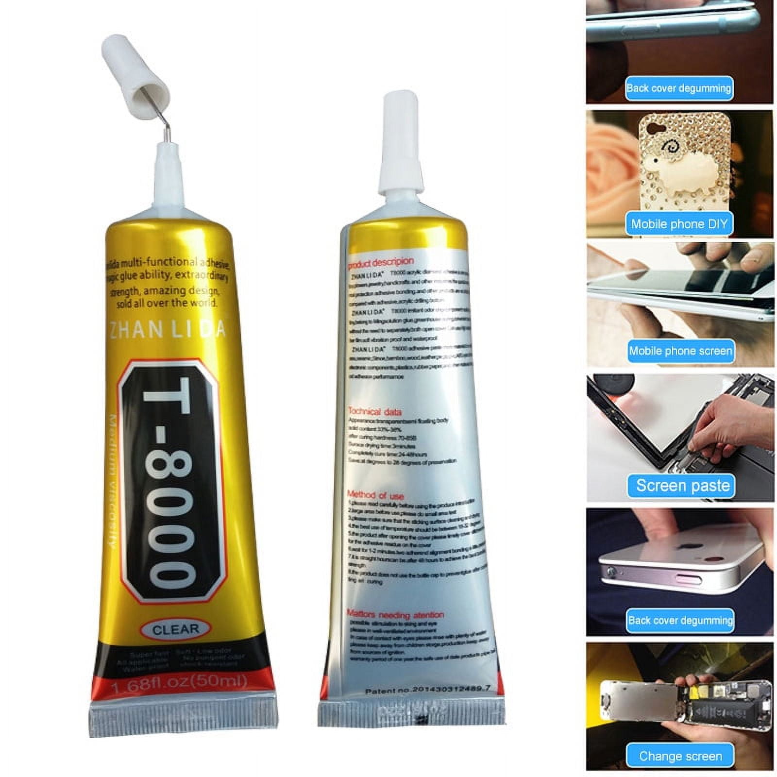 1/2/3/5PCS B7000 Liquid Glue Clear Contact Phone Repair Adhesive  Multipurpose Diy Glue With Precision Applicator Tip 25/50/110ML - AliExpress