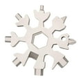 thumbnail image 1 of 1 Pcs 18-in-1 Snowflake Multi-Tool Screwdriver, Stainless Steel 18-1 Multitool Snow Tool, Snowflake Multi Tool, Gadgets for Outdoor Camping Daily Multitool Bottle Opener Wrench, 1 of 9