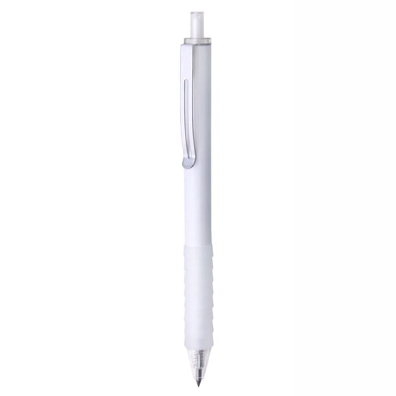 1 Pcs 1ml Ballpoint Pens Grip Pen Black Ballpoint Pens With Soft Grip Smooth Writing for Journaling Gifting,Smooth Writing Point Pens,Journaling Fine Point Pens,Gel Ink Roller,Light Gray