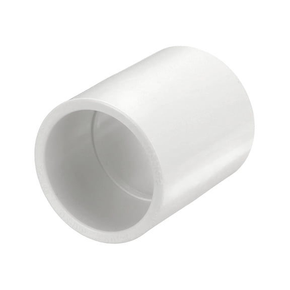1 Pcs 2" PVC Pipe Coupling Adapter, Socket x Socket Straight Pressure Fittings SCH40 Pipe Coupling Fittings High-flow Capacity for Pool Spa Plumbing & Irrigation
