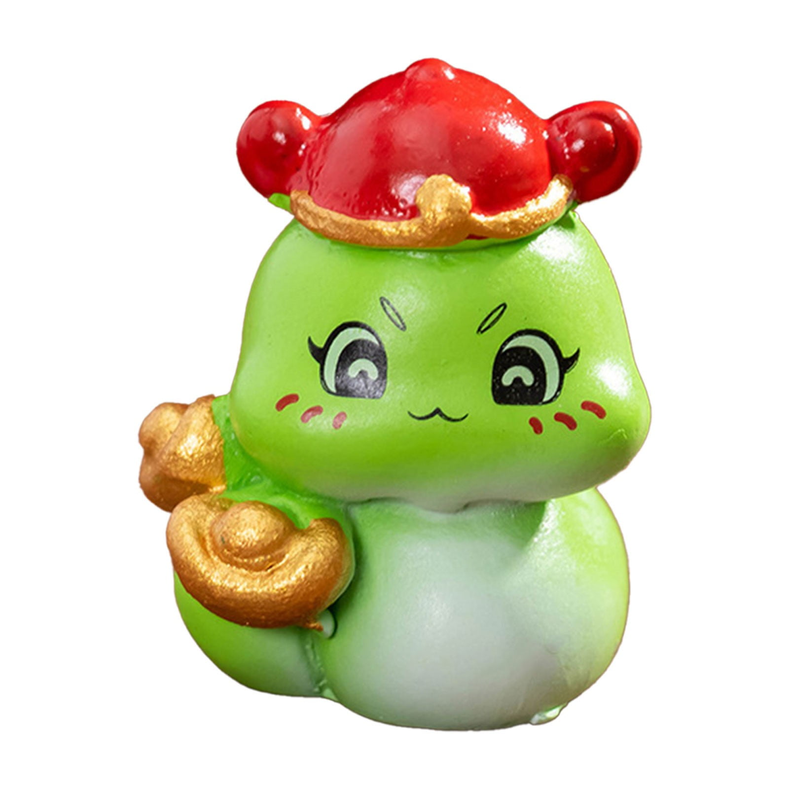 1 Pcs 2025 Chinese New Year Snake Figures Decoration Miniature Resin