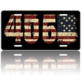 thumbnail image 1 of 1 Pcs 2D Flat License Plate Covers & Frames, 405 with American For Decorative Front, Waterproof For Decoration Aluminum License Plate Covers & Frames Cover For Men Women, 12" X 6", 1 of 7
