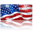 thumbnail image 1 of 1 Pcs 2D Flat License Plate Covers & Frames, American Flag with Fireworks For Decorative Front, Waterproof For Decoration Aluminum License Plate Covers & Frames Cover For Men Women, 12" X 6", 1 of 7
