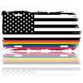 thumbnail image 1 of 1 Pcs 2D Flat License Plate Covers & Frames, Black and White For Decorative Front, Waterproof For Decoration Aluminum License Plate Covers & Frames Cover For Men Women, 12" X 6", 1 of 7